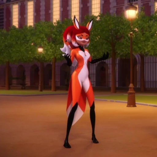 🦊 Стикер «Rena Rouge» для Telegram