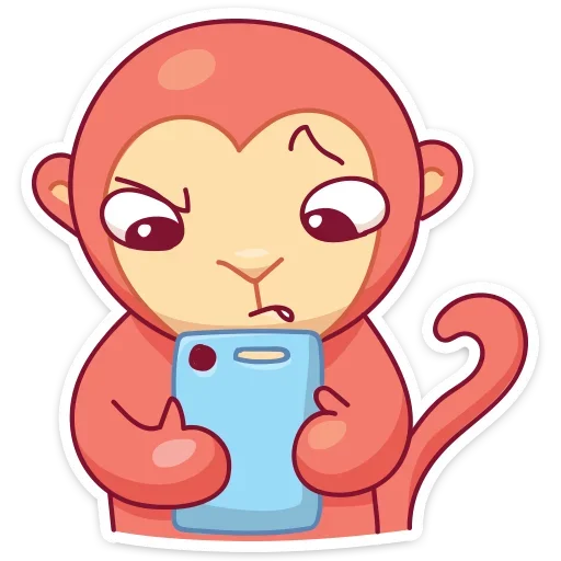 Стикер 16 Monkey Gibby