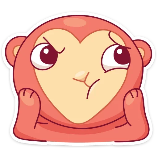 Стикер 25 Monkey Gibby