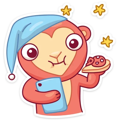 Стикер 40 Monkey Gibby