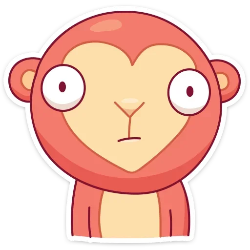 Стикер 20 Monkey Gibby