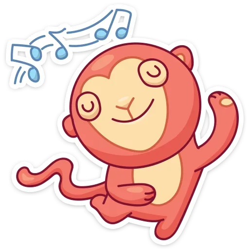 Стикер 36 Monkey Gibby