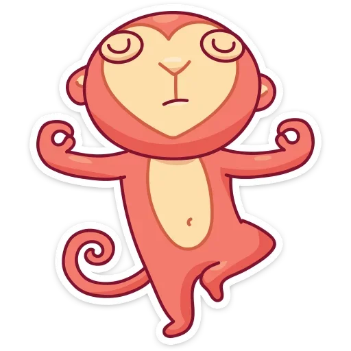 Стикер 29 Monkey Gibby