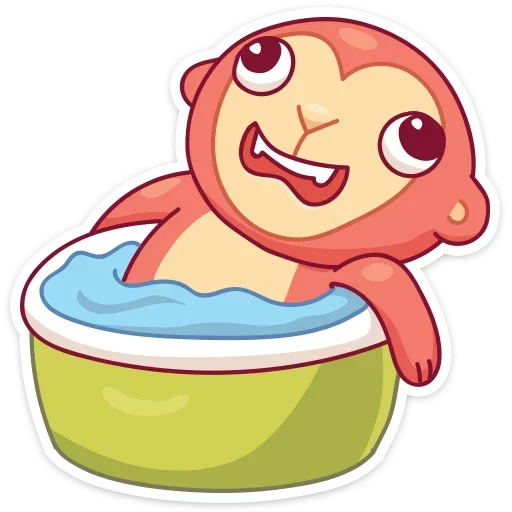 Стикер 32 Monkey Gibby