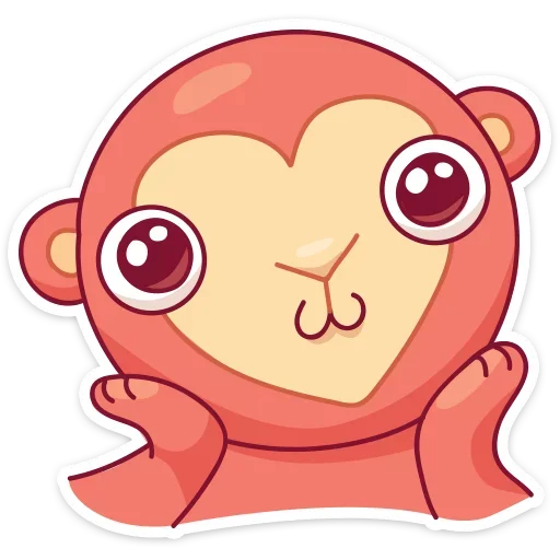 Стикер 8 Monkey Gibby