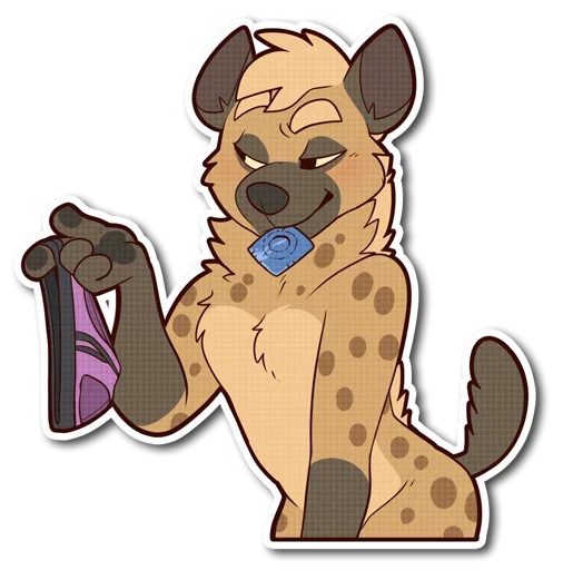 😍 Стикер «little Hyena» для Telegram