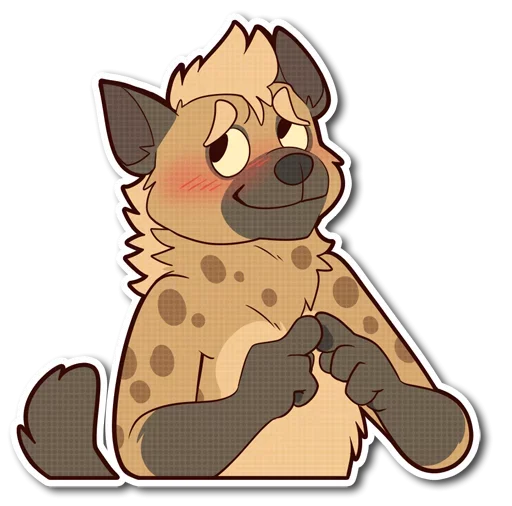 😚 Стикер «little Hyena» для Telegram
