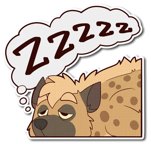 🤪 Стикер «little Hyena» для Telegram