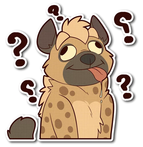 🤪 Стикер «little Hyena» для Telegram