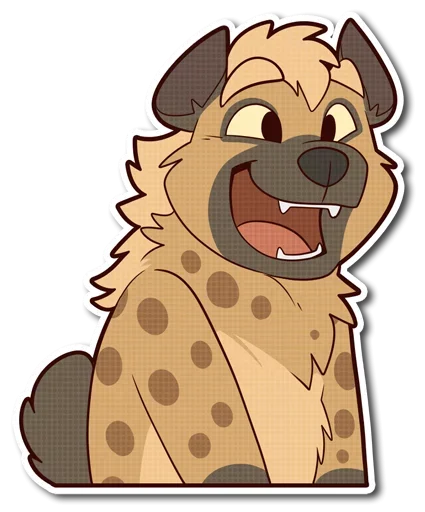 😙 Стикер «little Hyena» для Telegram