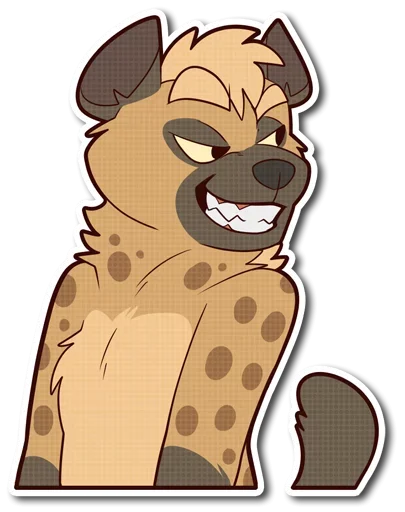 🤪 Стикер «little Hyena» для Telegram