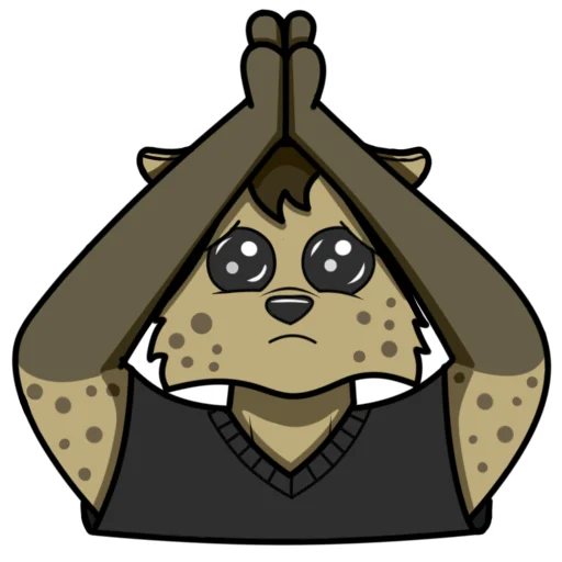 🥺 Стикер «Гиеныч» для Telegram
