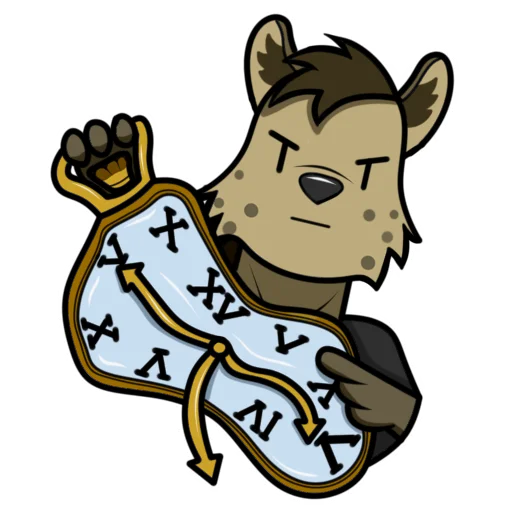 🕰 Стикер «Гиеныч» для Telegram