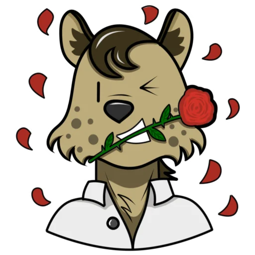 🌹 Стикер «Гиеныч» для Telegram