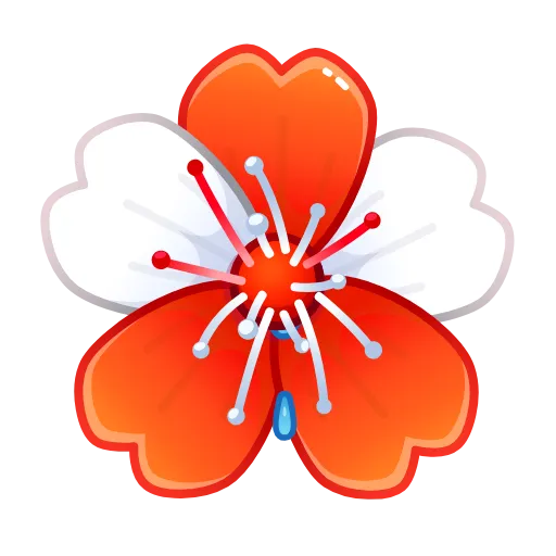 🌸 Стикер «Sakura Flower» для Telegram