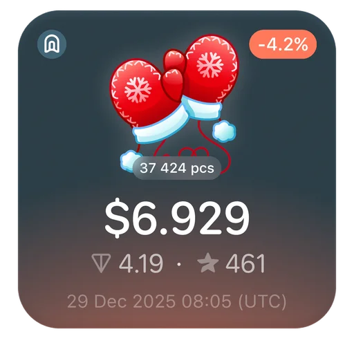 🧤 Стикер «Gifts TG» для Telegram