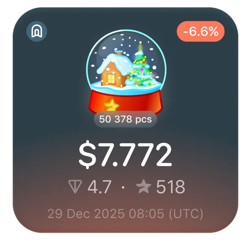 ❄️ Стикер «Gifts TG» для Telegram