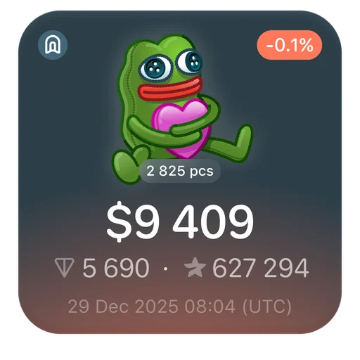 🐸 Стикер «Gifts TG» для Telegram