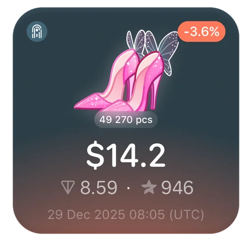 👠 Стикер «Gifts TG» для Telegram