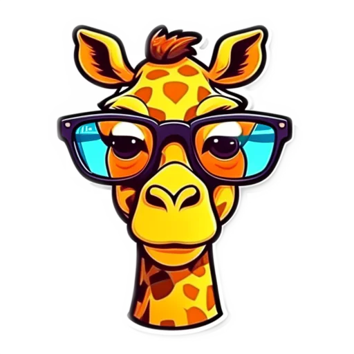 🦒 Стикер «Animals Животные» для Telegram