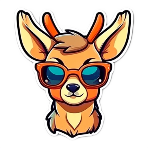 🦌 Стикер «Animals Животные» для Telegram