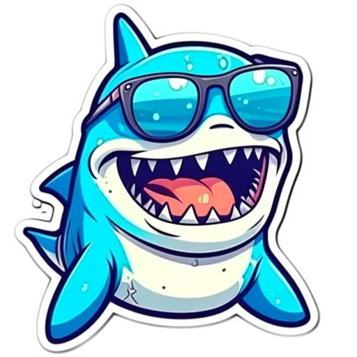 🦈 Стикер «Animals Животные» для Telegram