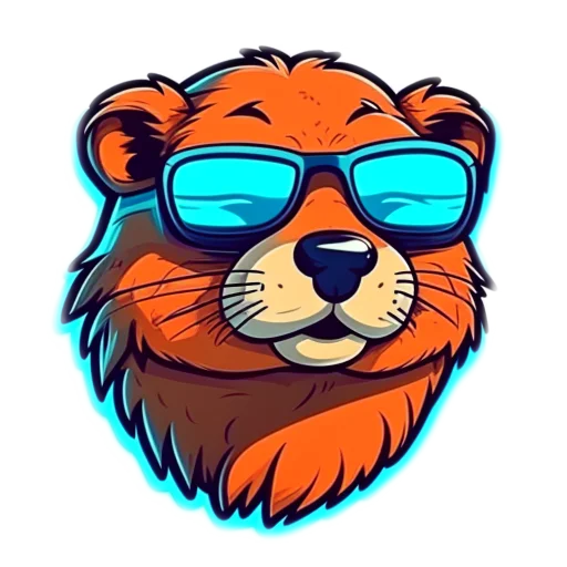 🦫 Стикер «Animals Животные» для Telegram