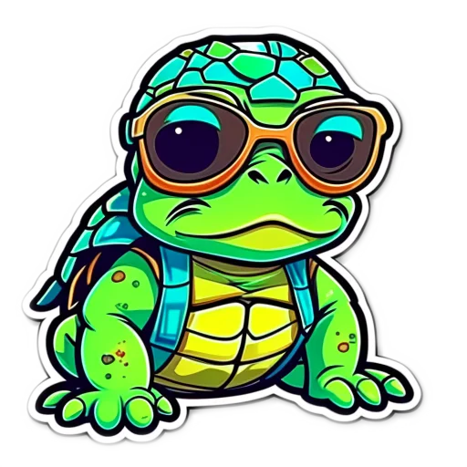 🐢 Стикер «Animals Животные» для Telegram