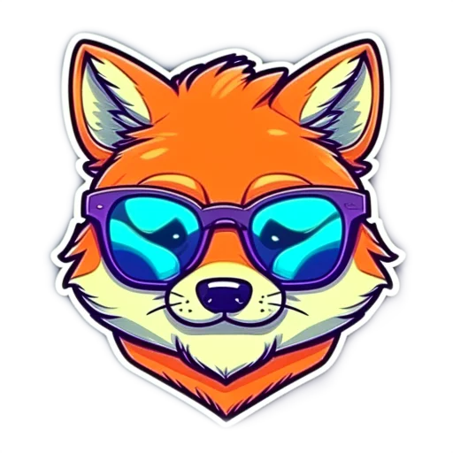 🦊 Стикер «Animals Животные» для Telegram