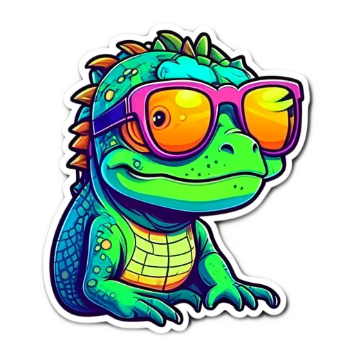 🦎 Стикер «Animals Животные» для Telegram