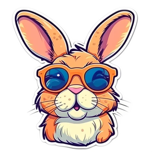 🐇 Стикер «Animals Животные» для Telegram