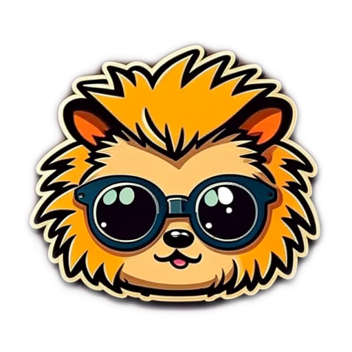 🦔 Стикер «Animals Животные» для Telegram