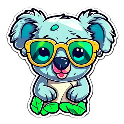 🐨 Стикер «Animals Животные» для Telegram