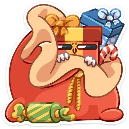 😈 Стикер «Гифти без надписей» для Telegram