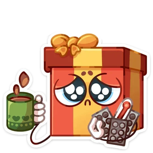 🥺 Стикер «Гифти без надписей» для Telegram