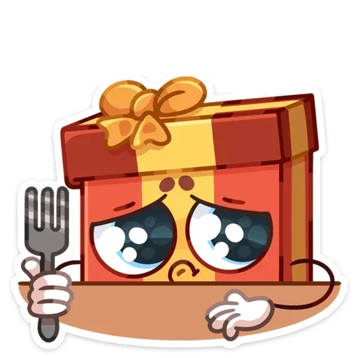 🍴 Стикер «Гифти без надписей» для Telegram