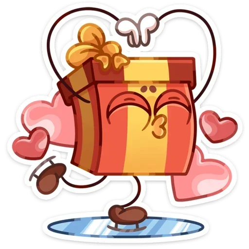 ❤️ Стикер «Гифти без надписей» для Telegram