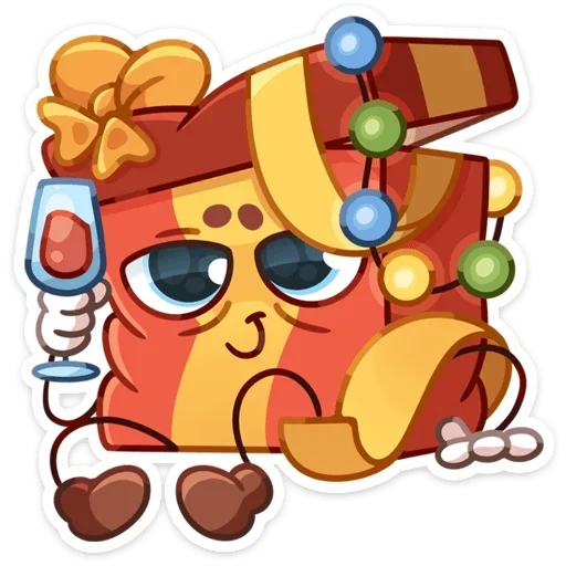 🍷 Стикер «Гифти без надписей» для Telegram