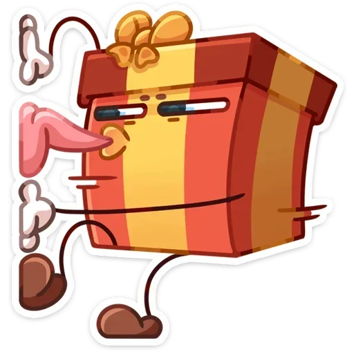 😛 Стикер «Гифти без надписей» для Telegram