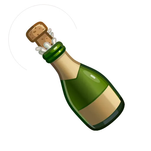 🍾 Стикер «Telegram Gifts» для Telegram