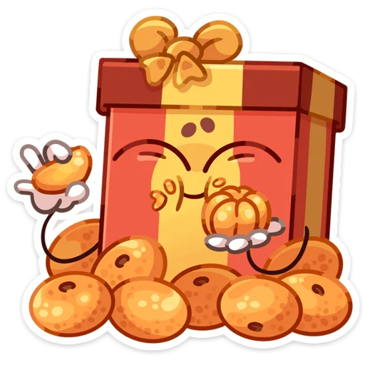 🍊 Стикер «Гифти» для Telegram