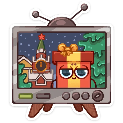 🎄 Стикер «Гифти» для Telegram