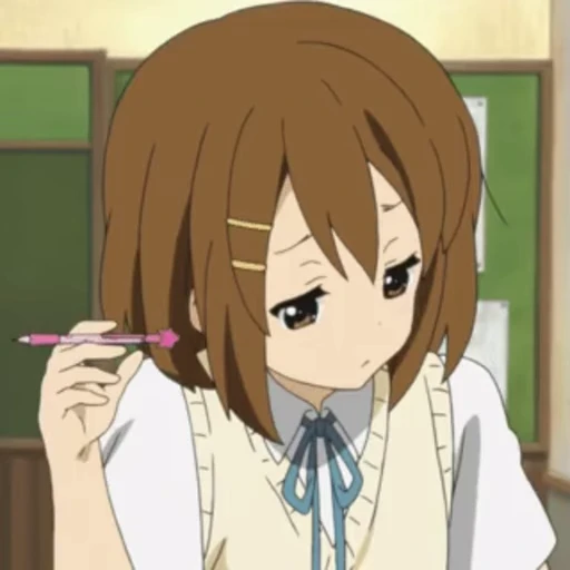 😕 Стикер «Yui Hirasawa» для Telegram