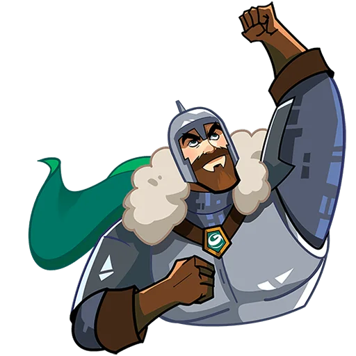 🥳 Стикер «Giga Богатырь Без Текста» для Telegram