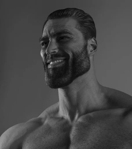 💪 Стикер «giga chad» для Telegram