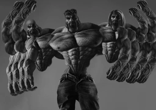 💪 Стикер «giga chad» для Telegram