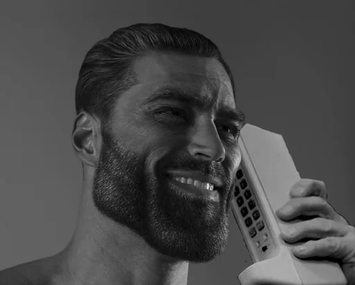 💪 Стикер «giga chad» для Telegram