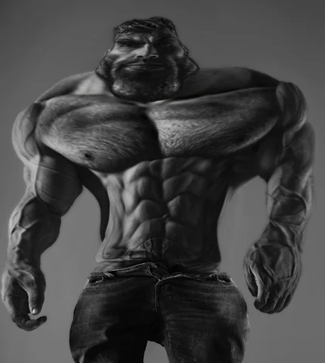 💪 Стикер «giga chad» для Telegram