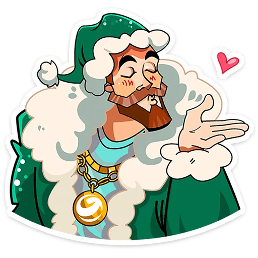 🤶 Стикер «ГигаДед Мороз» для Telegram
