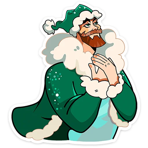 🤶 Стикер «ГигаДед Мороз» для Telegram